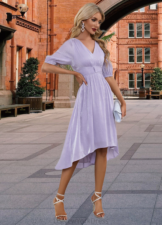 Paisley V-Neck Elegant A-line Polyester Midi Dresses DJP0022550