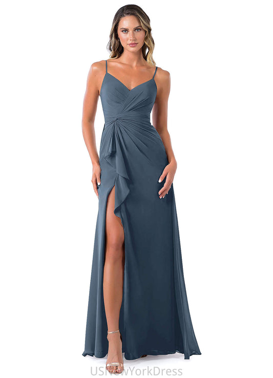 Cheyenne Scoop A-Line/Princess Knee Length Sleeveless Natural Waist Bridesmaid Dresses