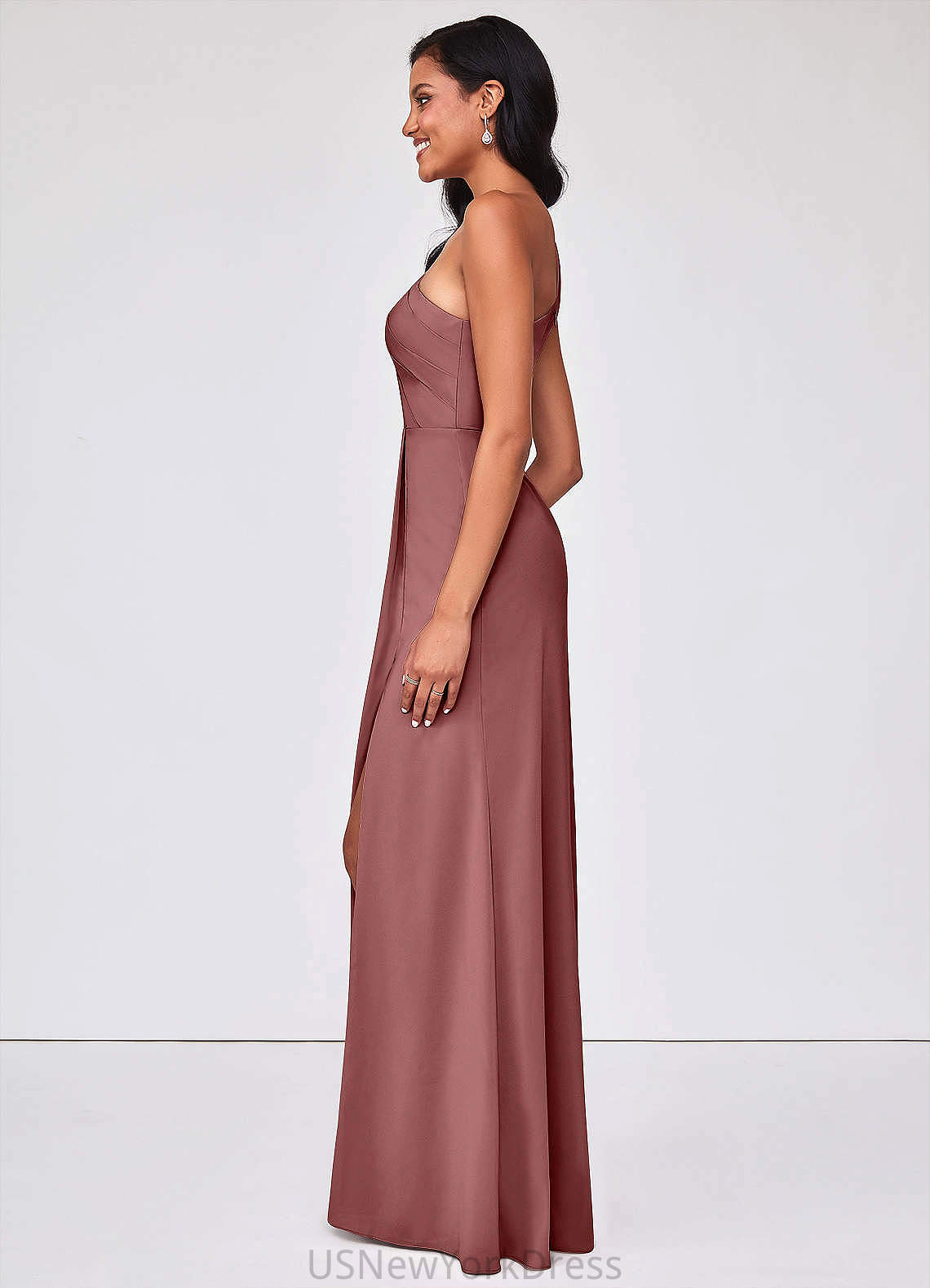 Gabrielle Natural Waist Floor Length Sweetheart Sleeveless A-Line/Princess Bridesmaid Dresses