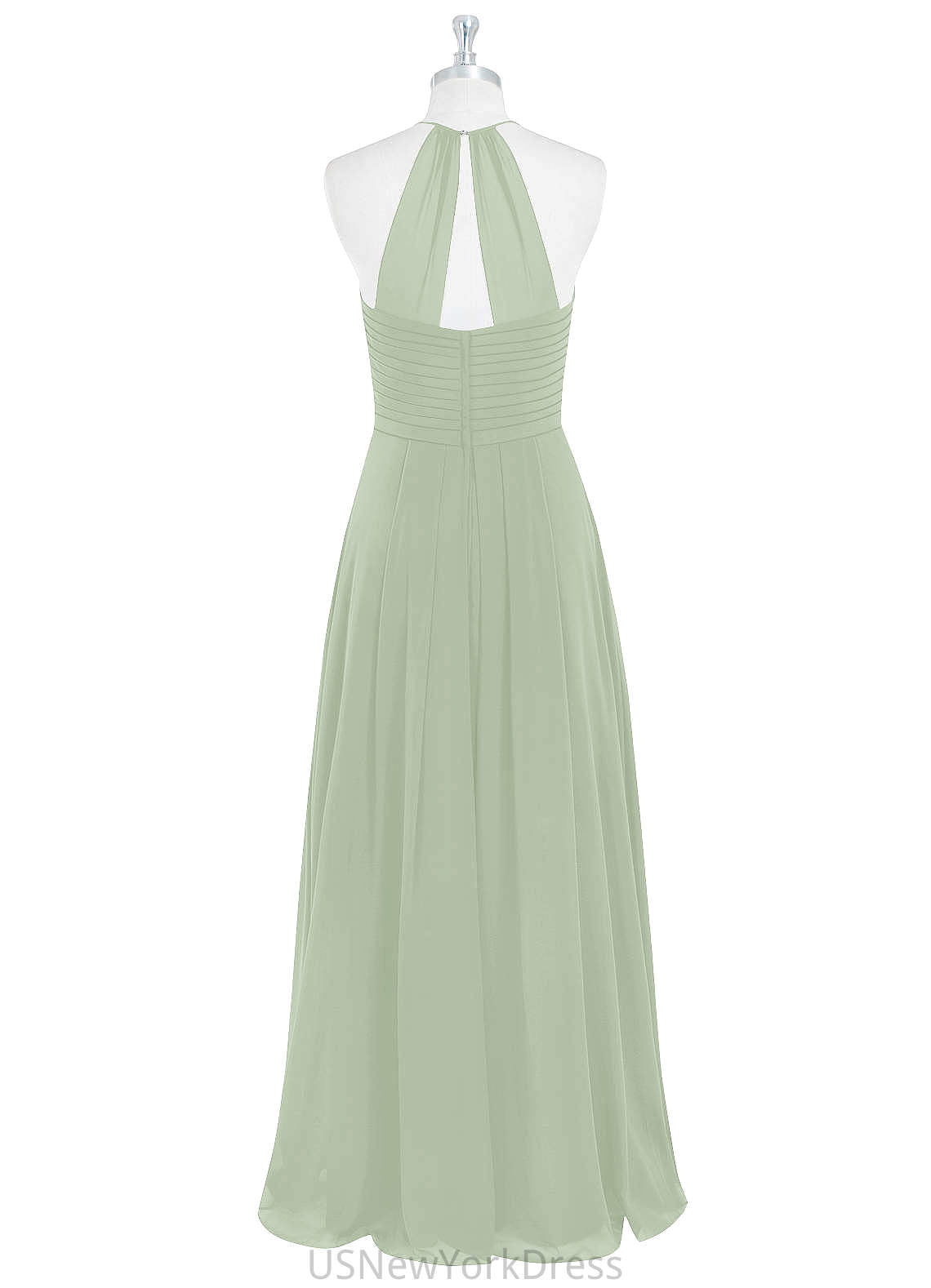 Johanna V-Neck Sleeveless Floor Length Natural Waist A-Line/Princess Bridesmaid Dresses