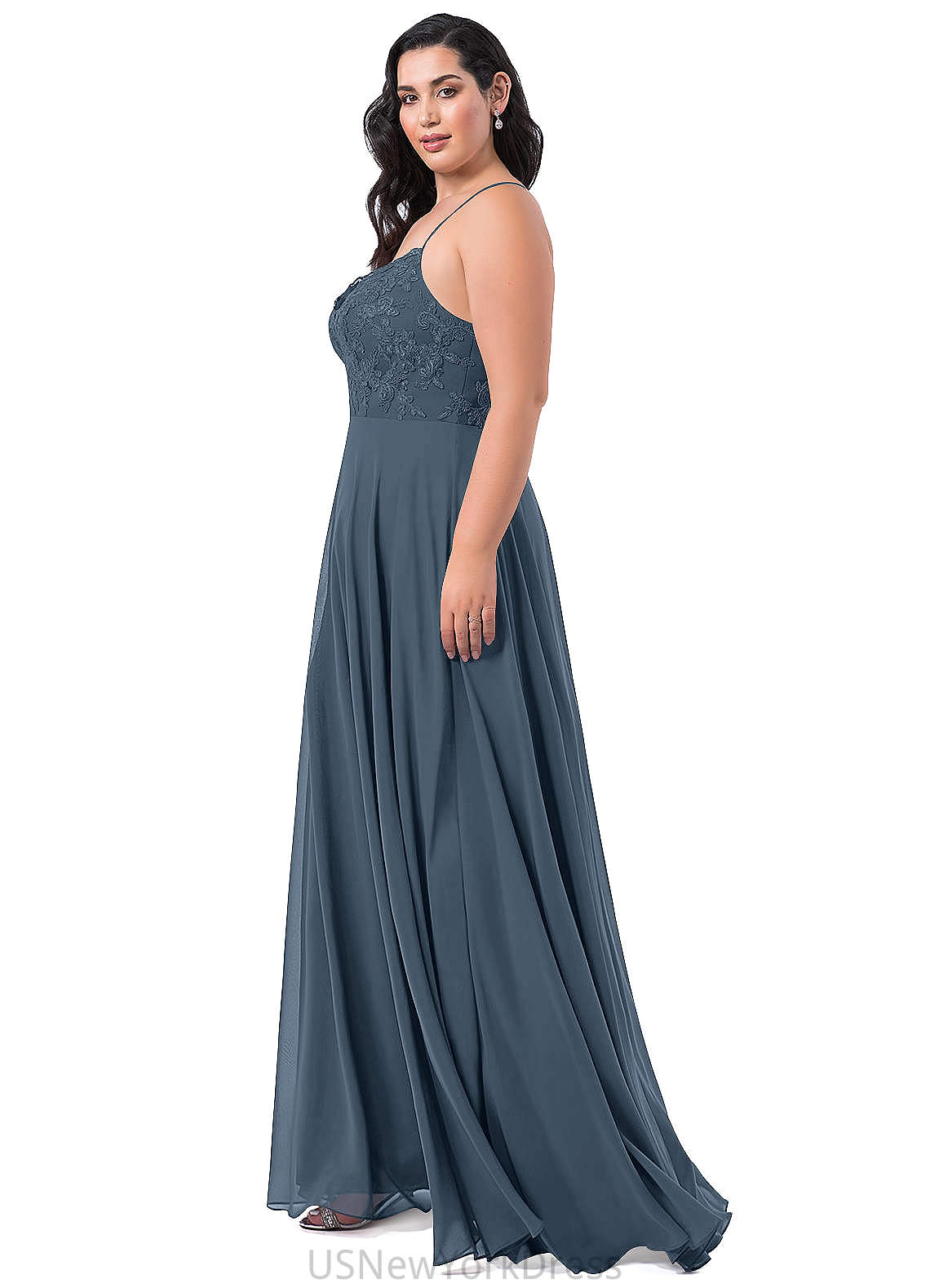 Giovanna A-Line/Princess Sleeveless Natural Waist Scoop Floor Length Bridesmaid Dresses