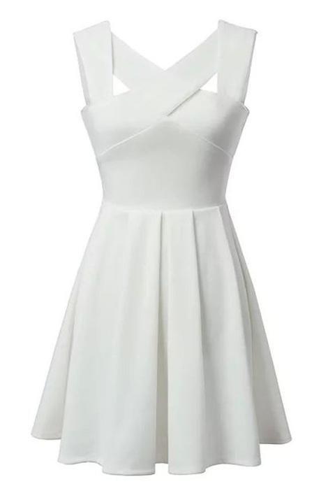 , White Satin Alyvia Homecoming Dresses CD2434