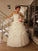 Ruffles Floor-Length Strapless Sleeveless Ball Gown Tulle Wedding Dresses