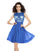 Scoop Sleeveless Applique Short A-Line/Princess Chiffon Cocktail Dresses