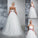 Sleeveless Ball Long Gown Bowknot Strapless Net Wedding Dresses