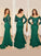 Trumpet/Mermaid Off-the-Shoulder Sweep/Brush Long Sleeves Applique Train Satin Dresses