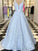 Applique Sleeveless A-Line/Princess Lace Straps Floor-Length Dresses