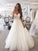 Sleeveless Floor-Length Lace Sweetheart A-Line/Princess Tulle Wedding Dresses