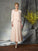Straps Applique Chiffon A-Line/Princess Tea-Length Mother Sleeveless of the Bride Dresses