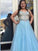 A-Line/Princess Beading Sweetheart Floor-Length Tulle Sleeveless Plus Size Dresses