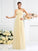 A-Line/Princess Long Sleeveless Pleats One-Shoulder Chiffon Bridesmaid Dresses