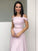 Chiffon A-Line/Princess Straps Beading Sleeveless Floor-Length Dresses
