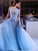 Scoop Gown Ball Sweep/Brush Sleeveless Train Applique Tulle Dresses