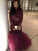 Trumpet/Mermaid Sleeves Applique Jewel Long Floor-Length Lace Dresses