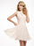 One-Shoulder Pleats Sleeveless A-Line/Princess Short Chiffon Homecoming Dresses