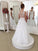 Sleeveless Lace Trumpet/Mermaid Scoop Floor-Length Wedding Dresses