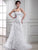 Applique Sleeveless Beading Sweetheart Trumpet/Mermaid Organza Wedding Dresses