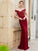 Lace Trumpet/Mermaid Off-the-Shoulder Sleeveless Spandex Sweep/Brush Train Dresses