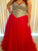 Tulle Beading Floor-Length Sleeveless Sweetheart A-Line/Princess Plus Size Dresses