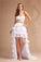High Sleeveless Sweetheart Low A-Line/Princess Beading Chiffon Dresses