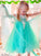 Applique Sleeveless Knee-Length Tulle A-Line/Princess Scoop Flower Girl Dresses