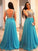 Beading V-neck A-Line/Princess Floor-Length Sleeveless Chiffon Plus Size Dresses