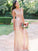 Sequins Ruffles V-neck Floor-Length A-Line/Princess Sleeveless Bridesmaid Dresses
