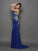 Trumpet/Mermaid Sleeveless Rhinestone Sweetheart Long Chiffon Dresses