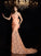 Sleeveless Sheath/Column Straps Lace Long Satin Dresses