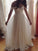Beading Sleeveless Off-the-Shoulder A-Line/Princess Floor-Length Chiffon Dresses