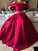 Sleeveless Floor-Length A-Line/Princess Off-the-Shoulder Sash/Ribbon/Belt Satin Dresses