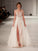 Short Floor-length Sleeves Sleeveless Scoop A-line/Princess Organza Prom Dresses