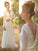 Sweep/Brush Lace Long Sleeves A-Line/Princess Chiffon V-neck Train Wedding Dresses