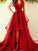 V-Neck Asymmetrical Sleeveless A-Line/Princess Ruffles Organza Dresses