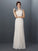 Sleeveless A-Line/Princess Beading Jewel Long Chiffon Dresses