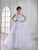 Long Tulle Strapless Gown Ball Satin Beading Sleeveless Wedding Dresses
