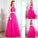 Beading Halter Sleeveless A-Line/Princess Floor-Length Net Two Piece Dresses