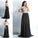 Beading A-Line/Princess V-neck Sleeveless Long Chiffon Dresses