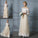 Floor-Length Lace Long Sleeves A-Line/Princess Off-the-Shoulder Tulle Wedding Dresses