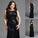 Sheath/Column Sleeveless Long Scoop Sequins Plus Size Dresses