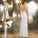 V-neck Sleeveless Beading Sheath/Column Floor-Length Spandex Dresses