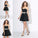 A-Line/Princess Sweetheart Bowknot Sleeveless Short Satin Dresses