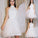 Sleeveless Halter A-Line/Princess Beading Tulle Short/Mini Homecoming Dresses