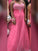 A-Line/Princess Beading Sleeveless Halter Floor-Length Tulle Plus Size Dresses