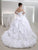 Sleeveless Ball Beading Long Gown Taffeta Wedding Dresses