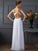 Beading Sleeveless A-Line/Princess One-Shoulder Long Chiffon Dresses