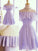 A-Line/Princess Off-the-Shoulder Chiffon Sleeveless Ruffles Short/Mini Homecoming Dresses