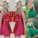 V-neck A-Line/Princess Ruffles Satin Sleeveless Short/Mini Two Piece Homecoming Dresses