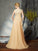 Long Applique Scoop Mother of Chiffon A-Line/Princess Sleeveless the Bride Dresses