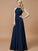 A-Line/Princess Floor-Length Ruched Halter Sleeveless Chiffon Bridesmaid Dresses